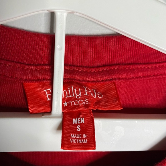 MACY’S Family PJs Men’s long sleeve knit snowflakes joggers  lounge wear NEW - Picture 3 of 6